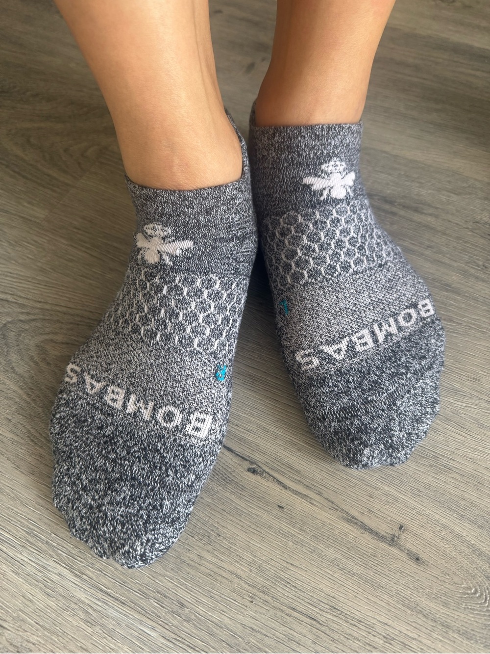 Bombas Athletic Low Socks (Grey)